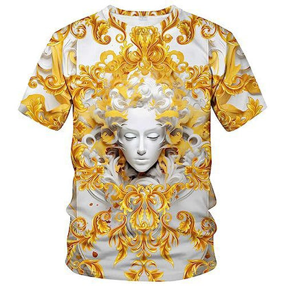 Mens Divine Wings Print T-Shirt