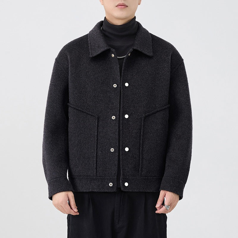 Mens Double-Sided Cashmere Work Jacket