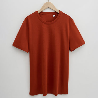 Mens Double-Sided Mercerized Cotton T-Shirt