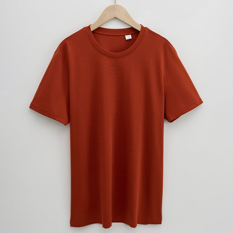 Mens Double-Sided Mercerized Cotton T-Shirt