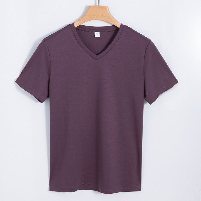 Mens Double-Sided Mercerized Cotton T-Shirt