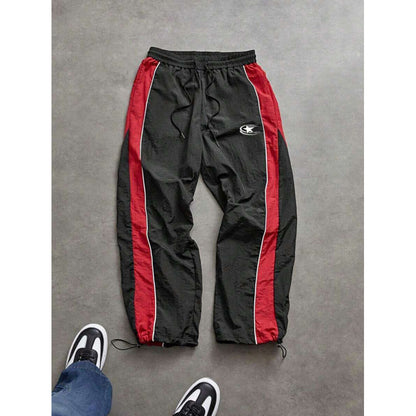 Mens Drawstring Cuff Casual Pants