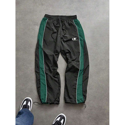 Mens Drawstring Cuff Casual Pants