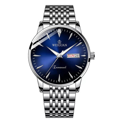 Mens Dual Calendar Quartz Watch