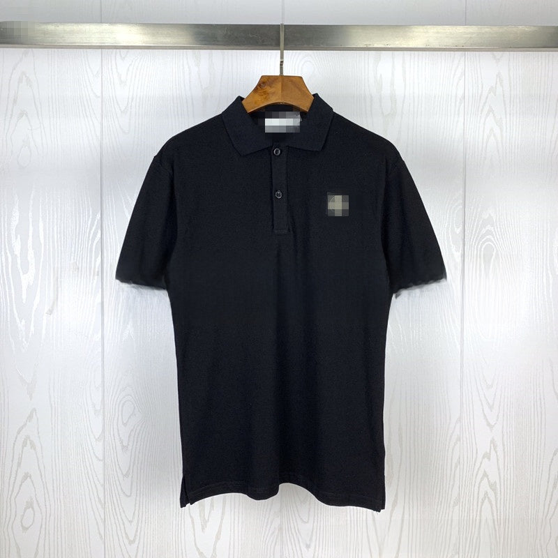 Mens Embroidered Cotton Polo Shirt