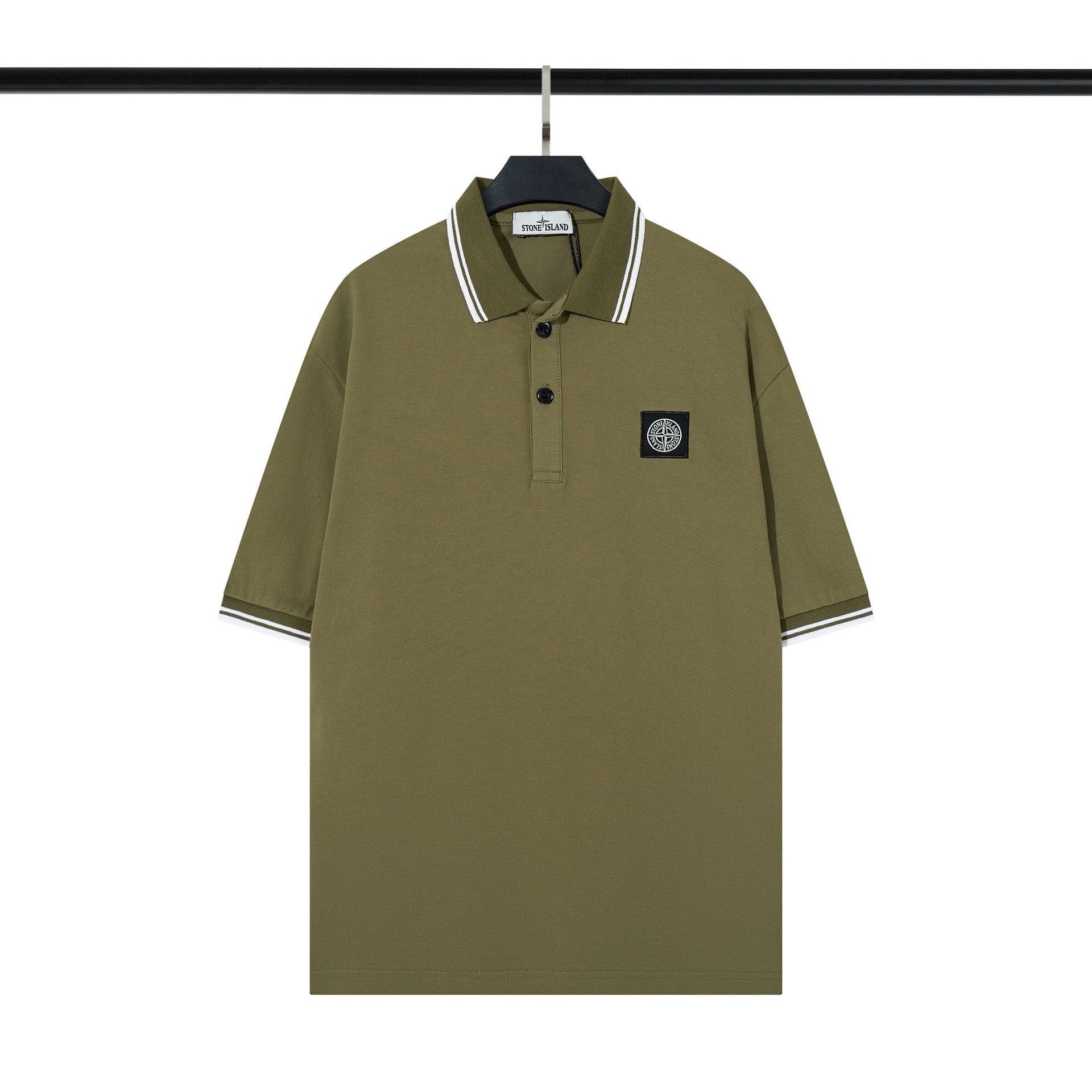 Mens Embroidered Cotton Polo Shirt