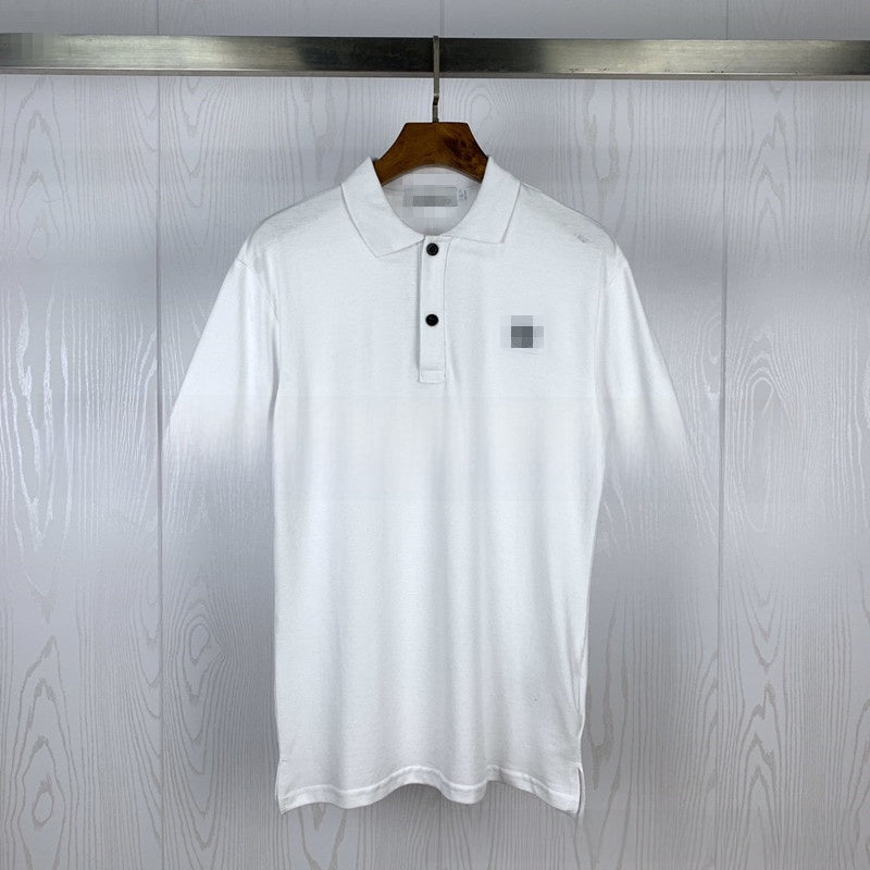 Mens Embroidered Cotton Polo Shirt