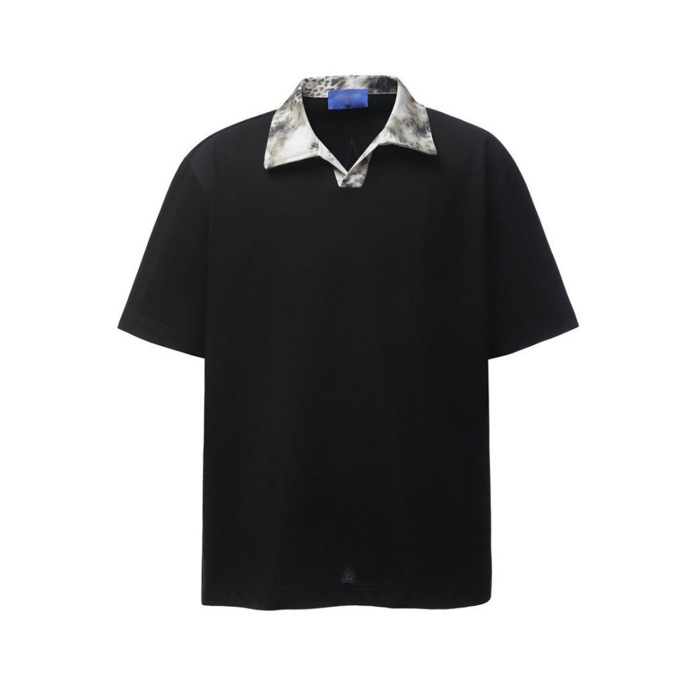 Mens Embroidered Short Sleeve Polo Shirt