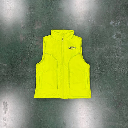 Mens Embroidered Stand Collar Vest