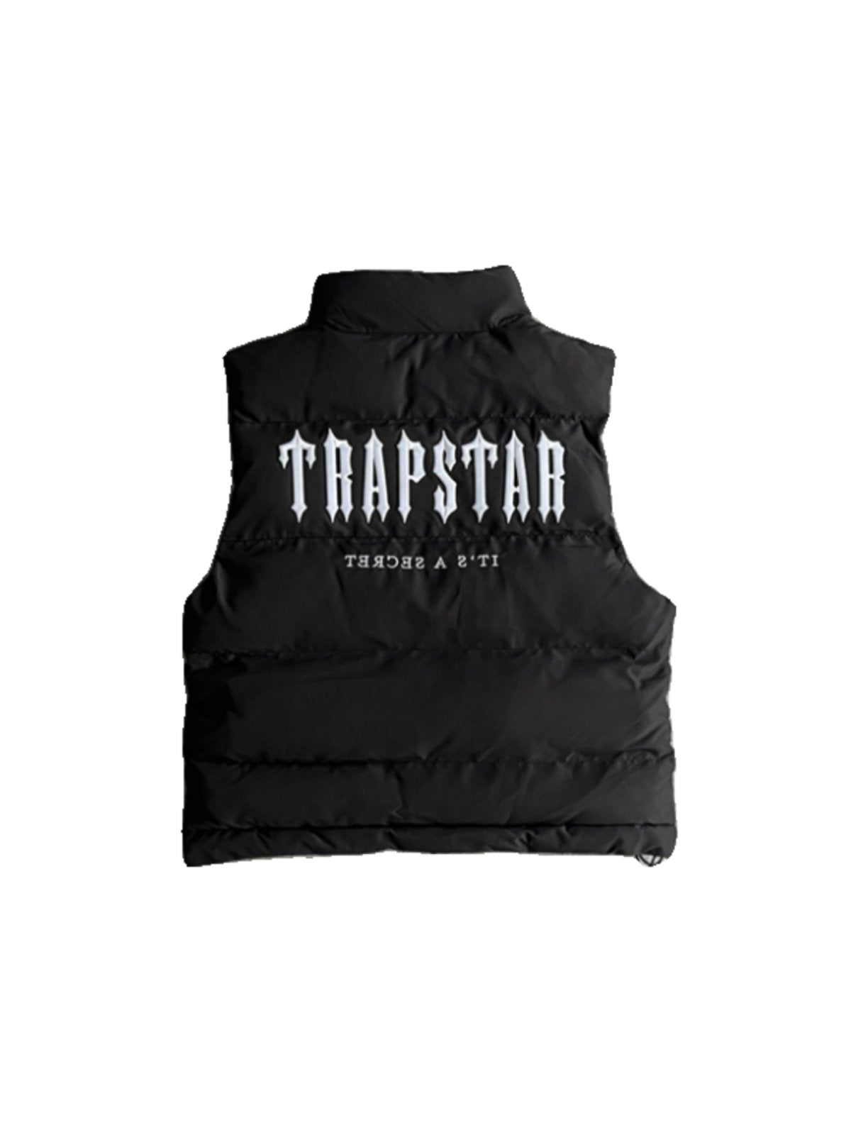 Mens Embroidered Stand Collar Vest