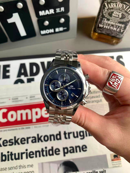 Mens Fashion Quartz Watch with Calendar