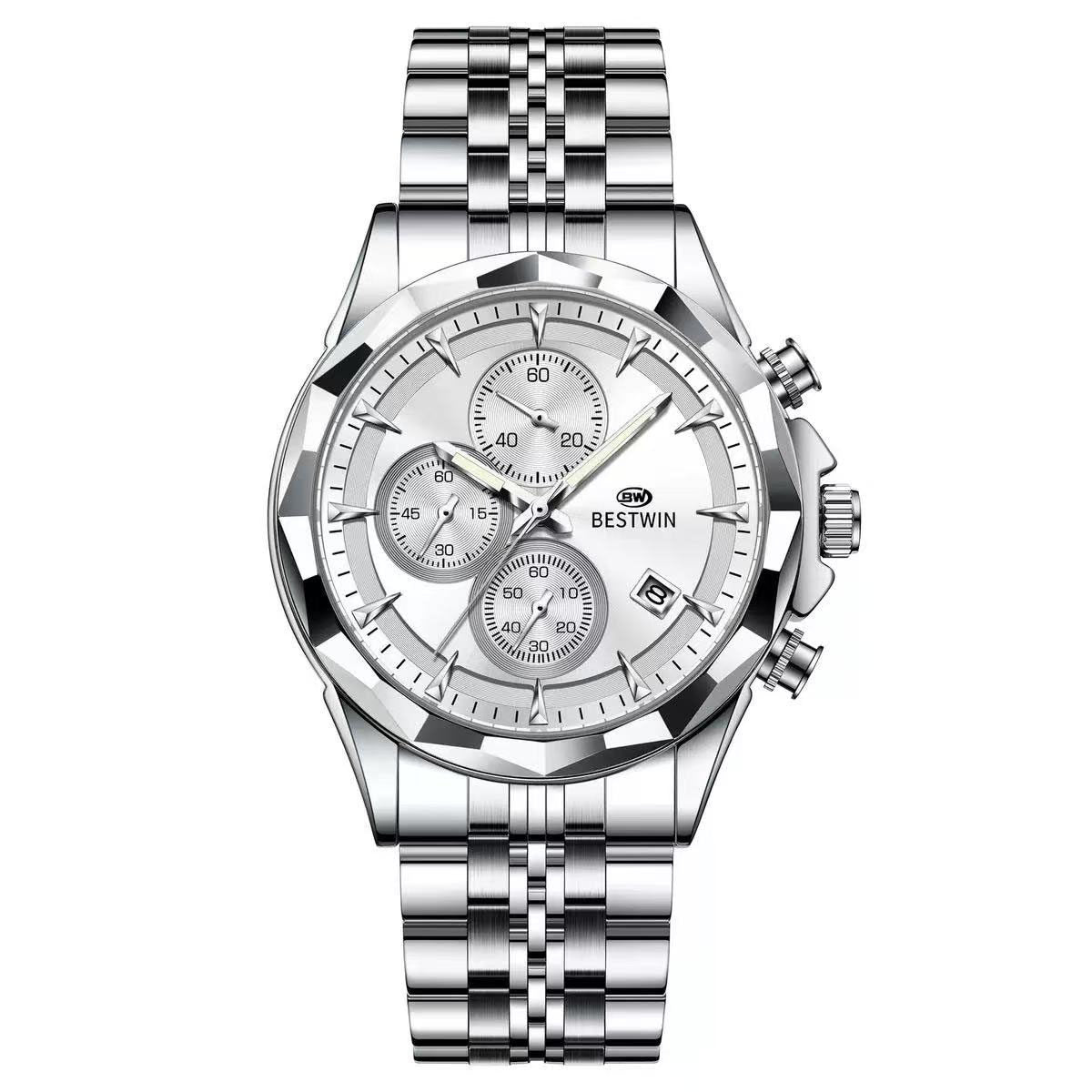 Mens Fashion Quartz Watch with Calendar