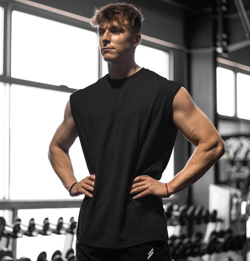 Mens Fitness Quick-Dry Sleeveless Vest