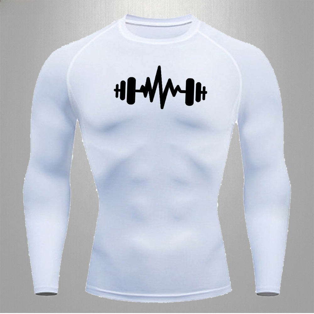 Mens Fitness Quick Dry Stretch Sport Shirt
