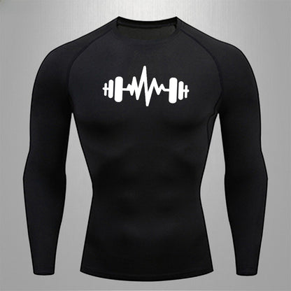 Mens Fitness Quick Dry Stretch Sport Shirt