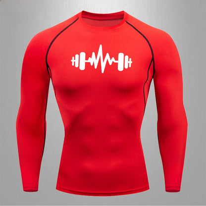 Mens Fitness Quick Dry Stretch Sport Shirt