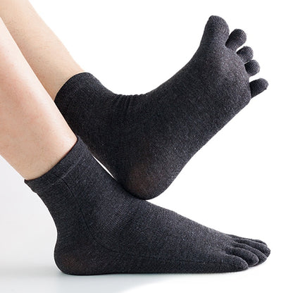 Mens Five-Toe Socks Mid-Calf
