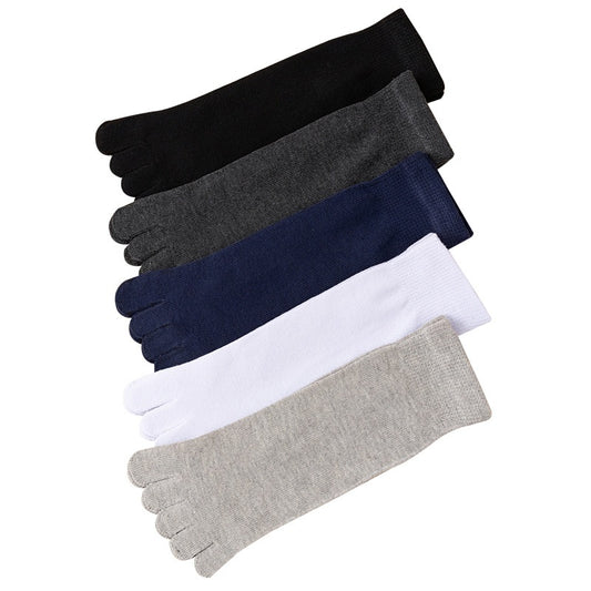 Mens Five-Toe Socks Mid-Calf
