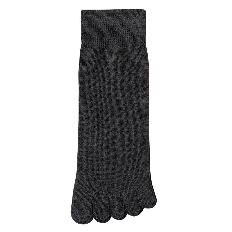 Mens Five-Toe Socks Mid-Calf