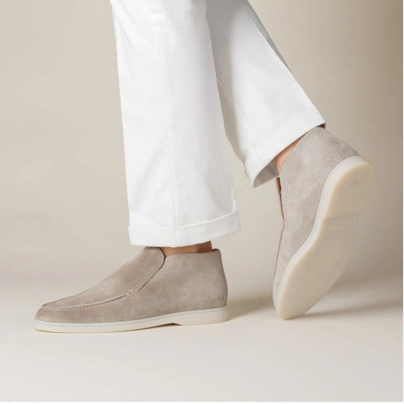 Mens Flat Sole Casual Loafers