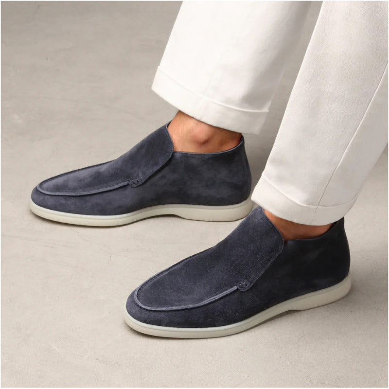 Mens Flat Sole Casual Loafers