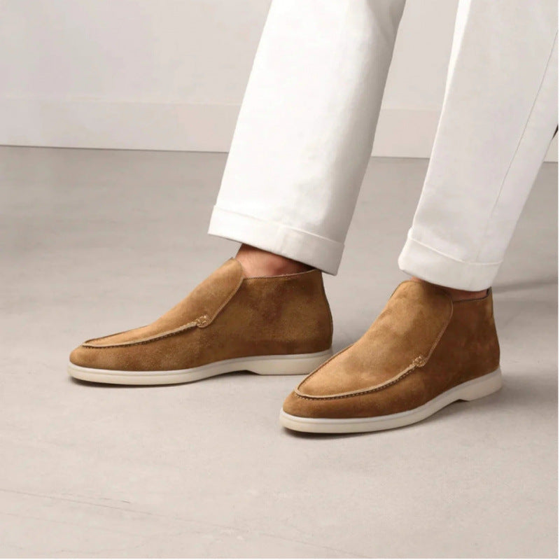 Mens Flat Sole Casual Loafers