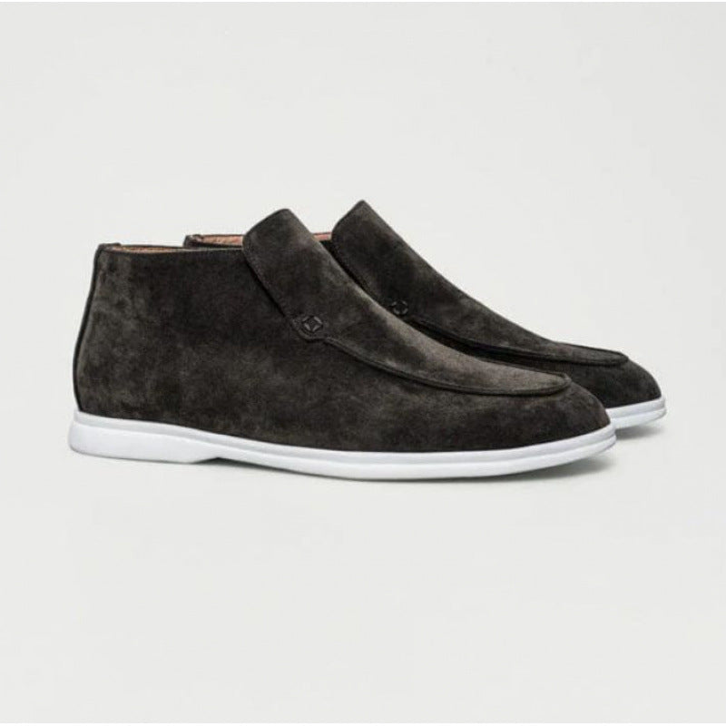 Mens Flat Sole Casual Loafers