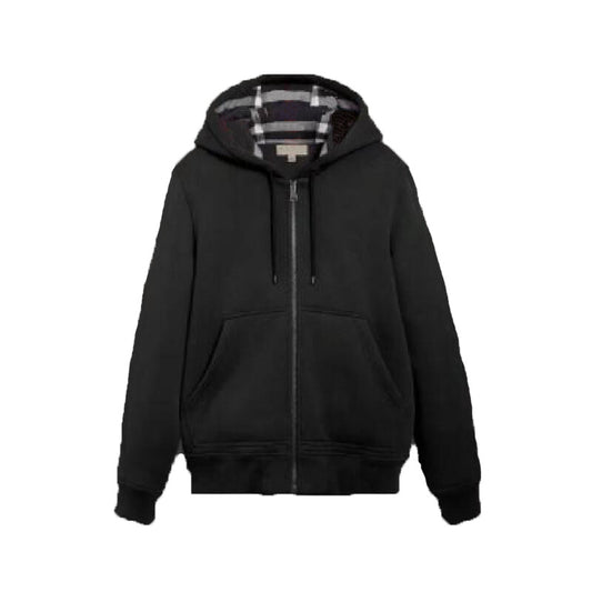 Mens Fleece Lined Hooded Cardigan