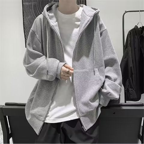 Mens Fleece Lined Hooded Sweatshirt