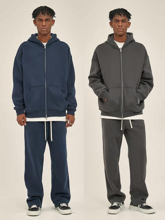 Mens Fleece Lined Hooded Sweatshirt