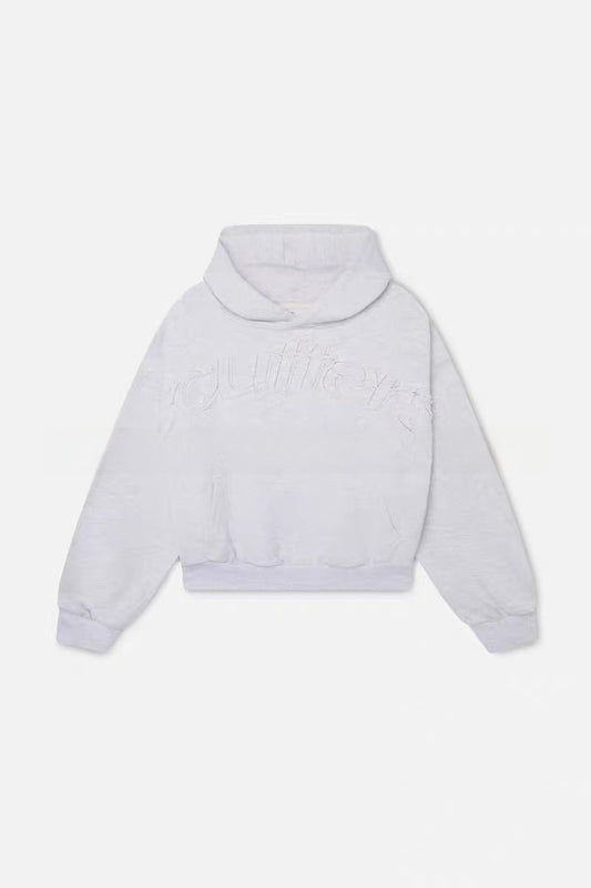 Mens Fleece-Lined Hooded Sweatshirt with Print Pattern