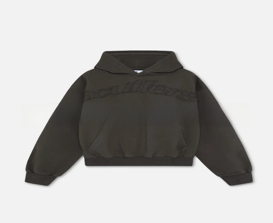 Mens Fleece-Lined Hooded Sweatshirt with Print Pattern
