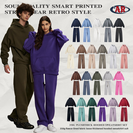 Mens Fleece Lined Hoodie and Joggers Set