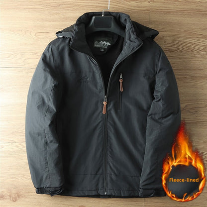 Mens Fleece Lined Outdoor Jacket