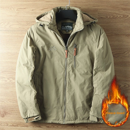 Mens Fleece Lined Outdoor Jacket