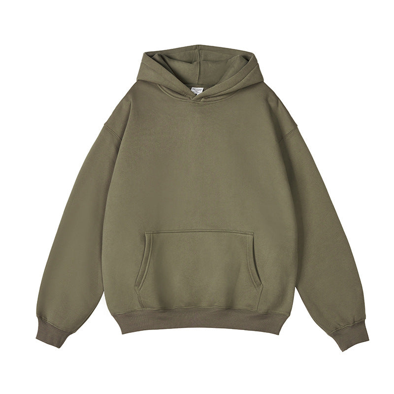 Mens Fleece-Lined Oversize Hooded Sweatshirt