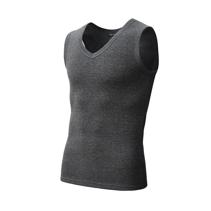 Mens Fleece Lined Thermal Vest