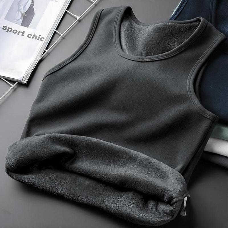 Mens Fleece Lined Thermal Vest