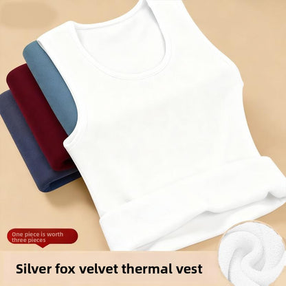 Mens Fleece Lined Thermal Vest