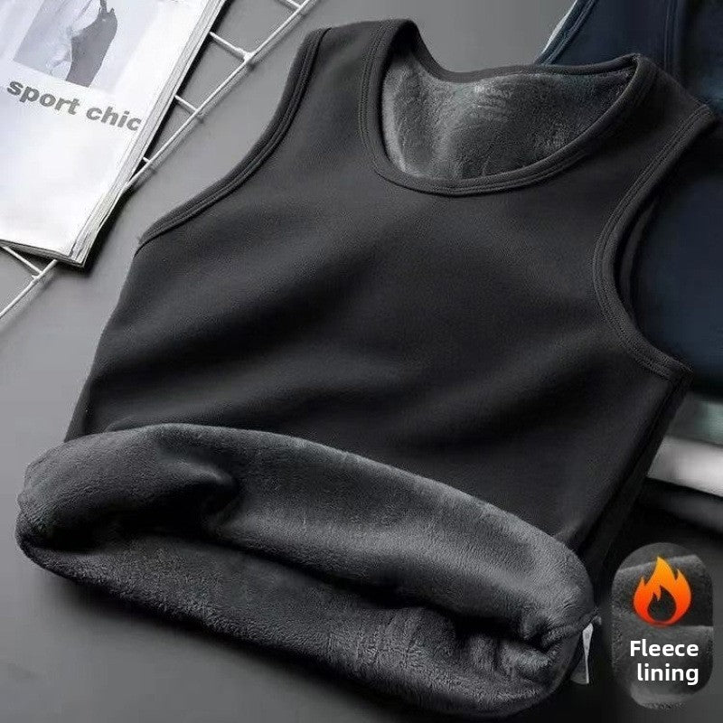 Mens Fleece Lined Thermal Vest