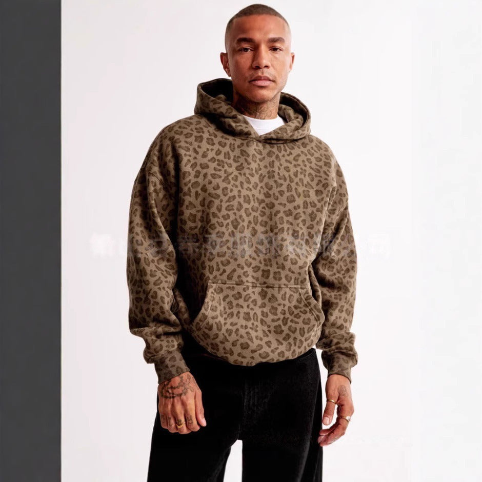 Mens Fleece Lined Zip Up Hooded Sweatshirt