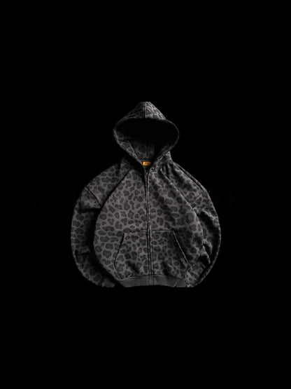 Mens Fleece Lined Zip Up Hooded Sweatshirt