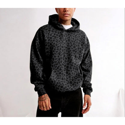 Mens Fleece Lined Zip Up Hooded Sweatshirt