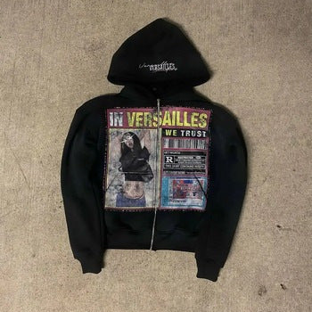 Mens Fleece Lined Zip Up Hoodie