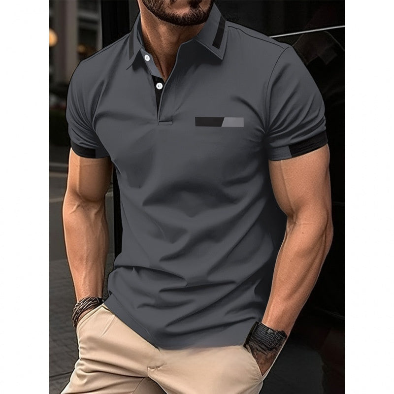 Mens Floral Print Polo Shirt