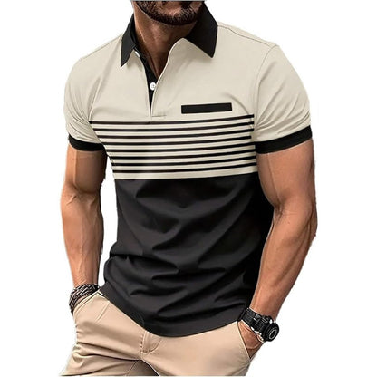 Mens Floral Print Polo Shirt