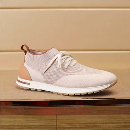 Mens Fly-Knit Slip-On Sneakers