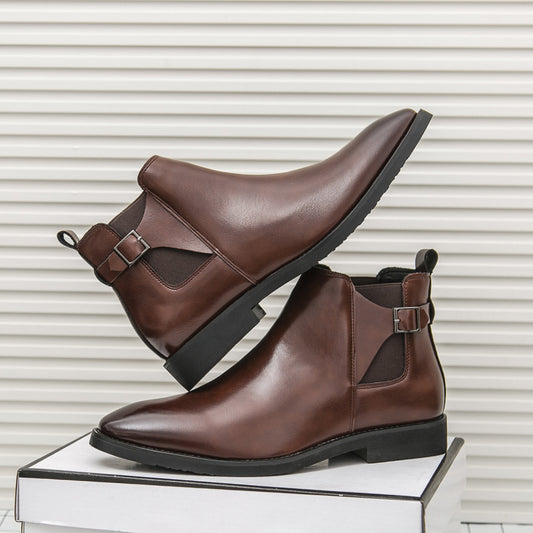 Mens Formal Casual Leather Boots