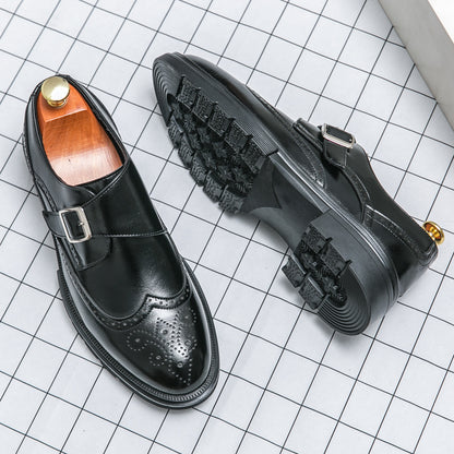 Mens Formal Dress Shoes Pointed Toe Business Casual
