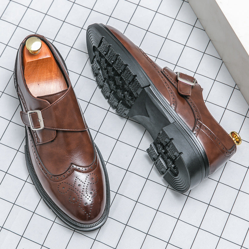 Mens Formal Dress Shoes Pointed Toe Business Casual